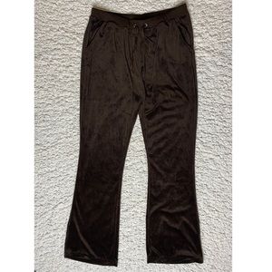 2XL White Mark Velvet Pants